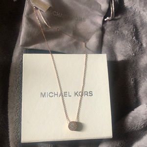 Michael Kors Necklace rose gold